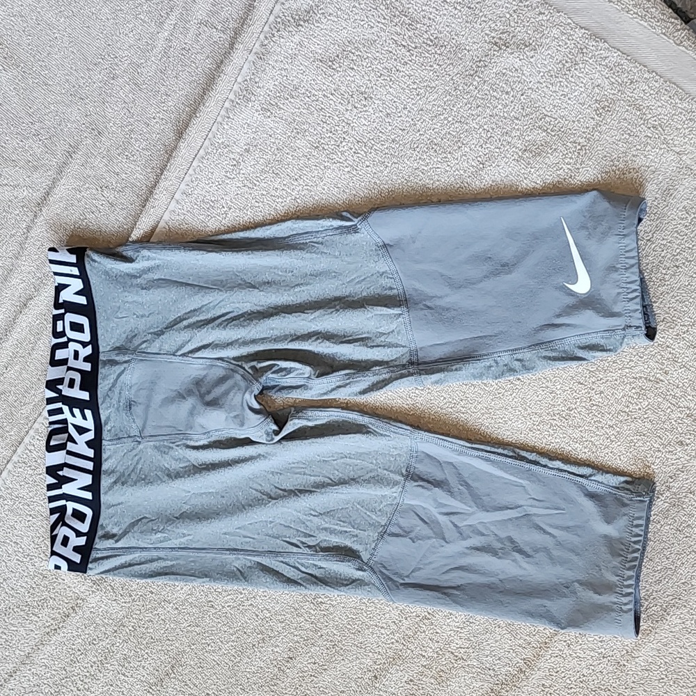 Nike Pro Dry Fit Athletic Tights/Leggings XL Grey